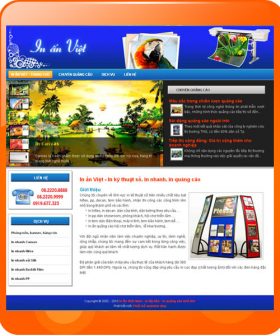 Thiết kế web in ấn Việt