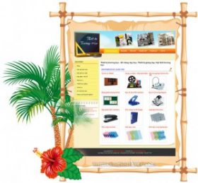 Dự án thiết kế web thiết bị trường học