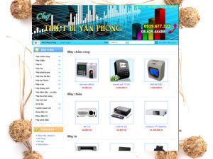Website chợ thiết bị văn phòng