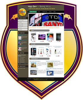 Dự án web hộp đèn bảng hiệu