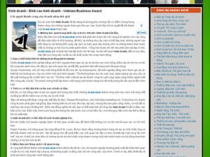 Dự án website đỉnh cao kinh doanh