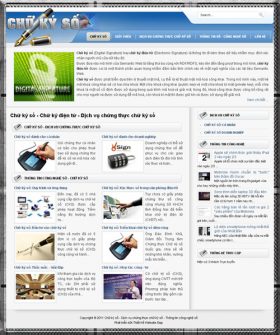 Xây dựng website chữ ký số