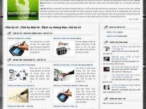 Xây dựng website chữ ký số