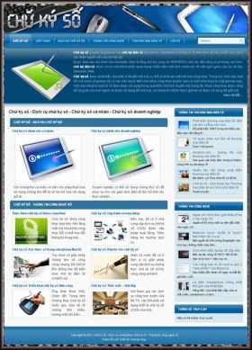 Thiết kế web chữ ký số