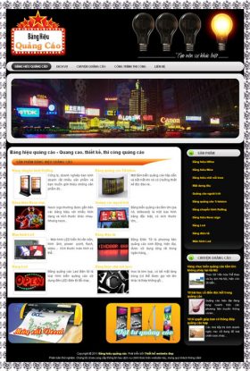 Xây dựng web bảng hiệu quảng cáo