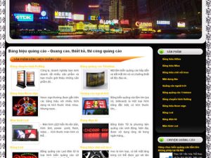 Xây dựng web bảng hiệu quảng cáo