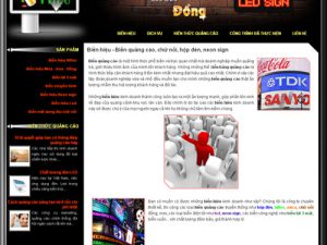 Thiết kế web biển hiệu