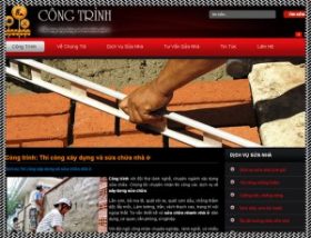 Thiết kế website công trình - Dịch vụ sửa nhà