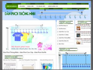 Dự án web dàn phơi thông minh