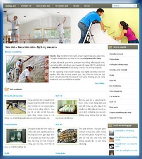 Thiết kế website sửa nhà đẹp