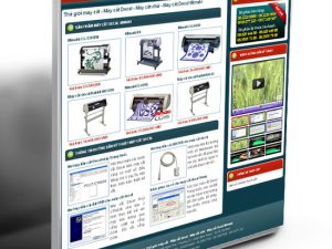 Thiết kế website thế giới máy cắt