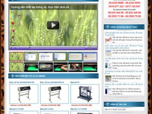 Xây dựng web máy cắt decal