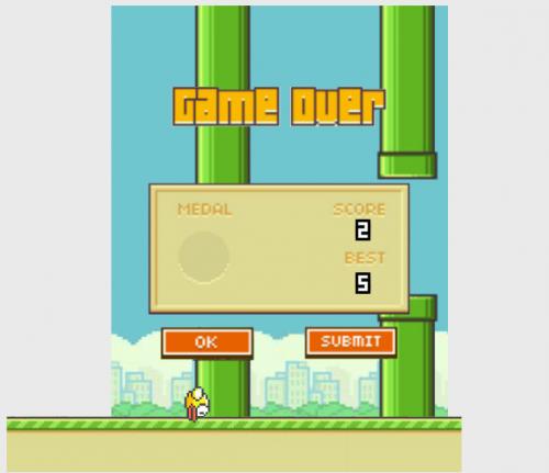 chơi game flappy bird