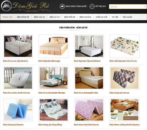 Đệm giá rẻ TpHCM