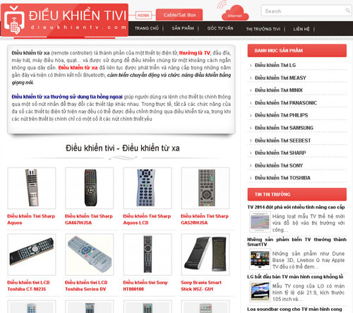 mua bán điều khiển tivi