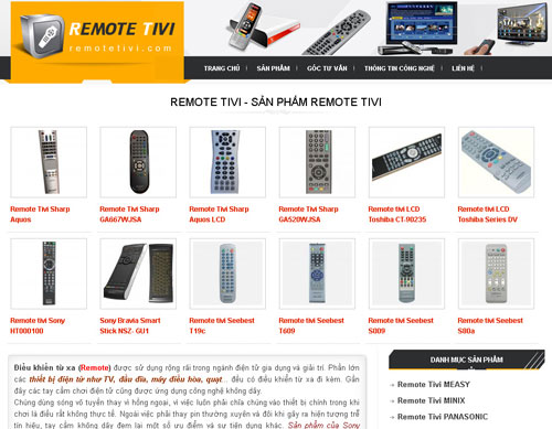 Remote tivi