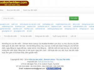 Tra cứu tên miền