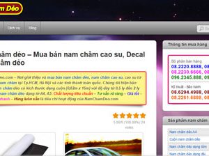 Nam châm cao su - Decal nam châm: Namchamdeo.com