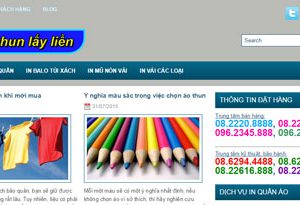 In áo thun - Dịch vụ in áo, mũ nón: Inaolaylien.com