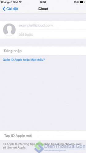 Tạo tài khoản ID Apple (iTunes) miễn phí trực tiếp trên iPhone