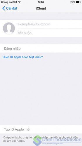 Tạo tài khoản ID Apple (iTunes) miễn phí trực tiếp trên iPhone