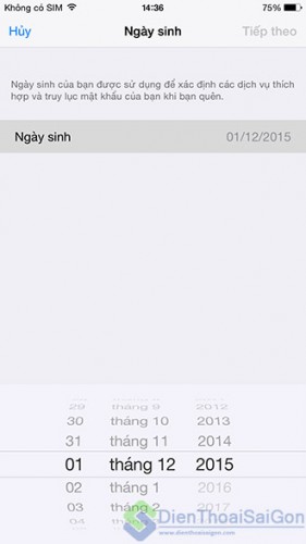 Tạo tài khoản ID Apple (iTunes) miễn phí trực tiếp trên iPhone