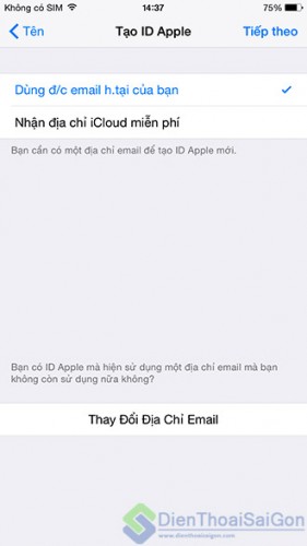 Tạo tài khoản ID Apple (iTunes) miễn phí trực tiếp trên iPhone