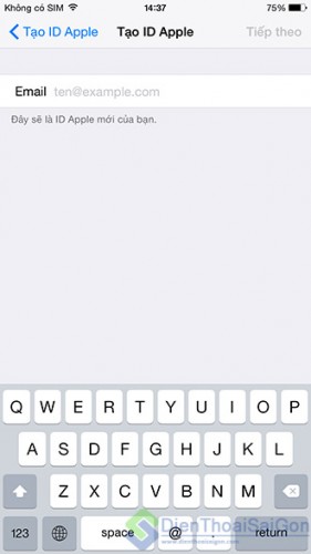 Tạo tài khoản ID Apple (iTunes) miễn phí trực tiếp trên iPhone