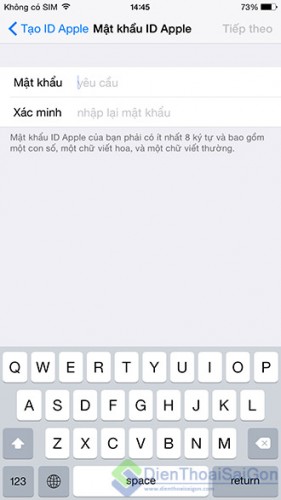 Tạo tài khoản ID Apple (iTunes) miễn phí trực tiếp trên iPhone