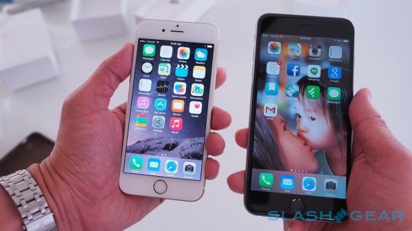 Màn hình hiển thị của 6 và 6 Plus