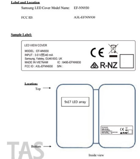 Note 7 sẽ ra mắt chung với vỏ bảo vệ LED View Cover dành riêng cho chính mình vào 2/8 tới